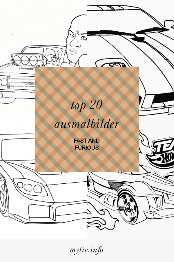 Top 20 Ausmalbilder Fast and Furious – Beste Wohnkultur, Bastelideen